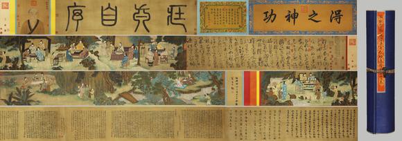 東京蕓術(shù)懷素 唐 自敘帖神品寶卷宋徽宗御藏 絹本