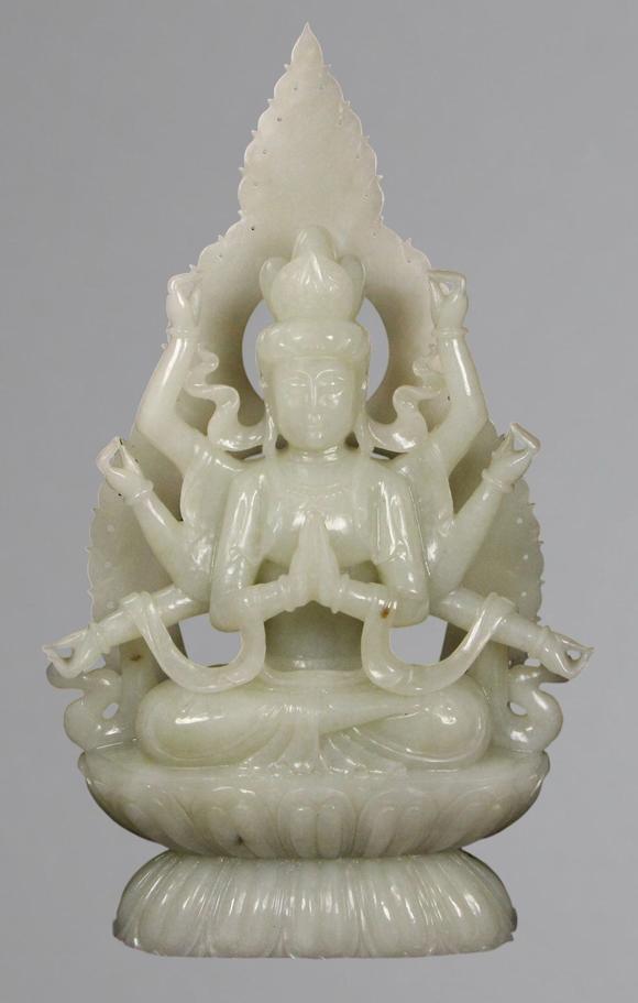 東京蕓術(shù)明以前 和田玉佛