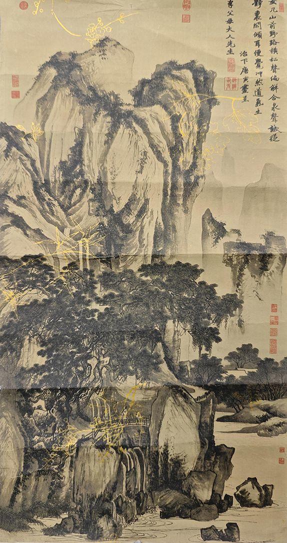 北京萬歷唐伯虎 山水