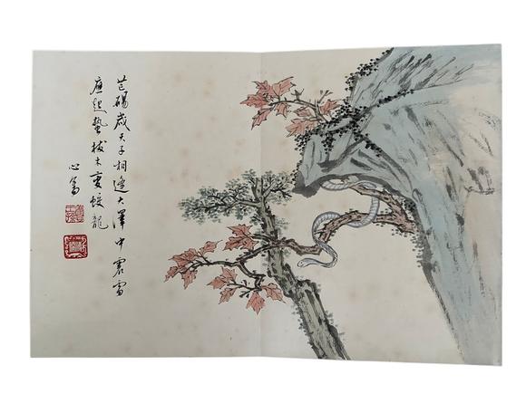 Castle AuctionA Chinese handpainting, Signed&Marked.