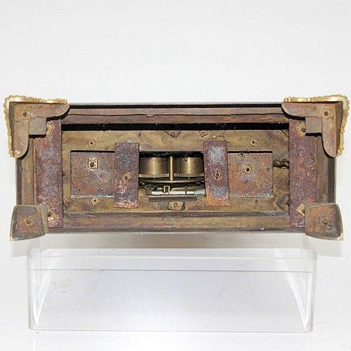 Castle AuctionEarly 19th century empire gilt bronze table clock