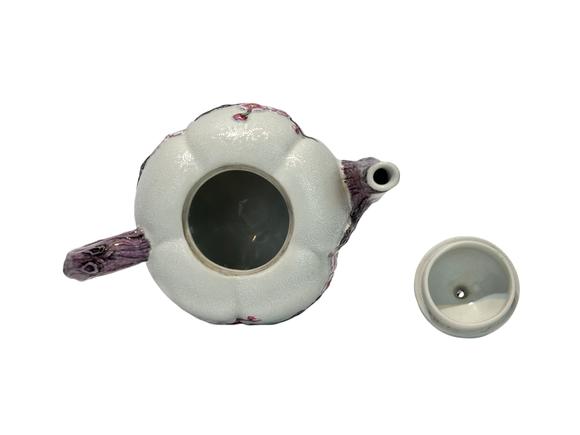 Castle AuctionA Chinese rare shape of porcelain teapot, Qian Long Pr. 