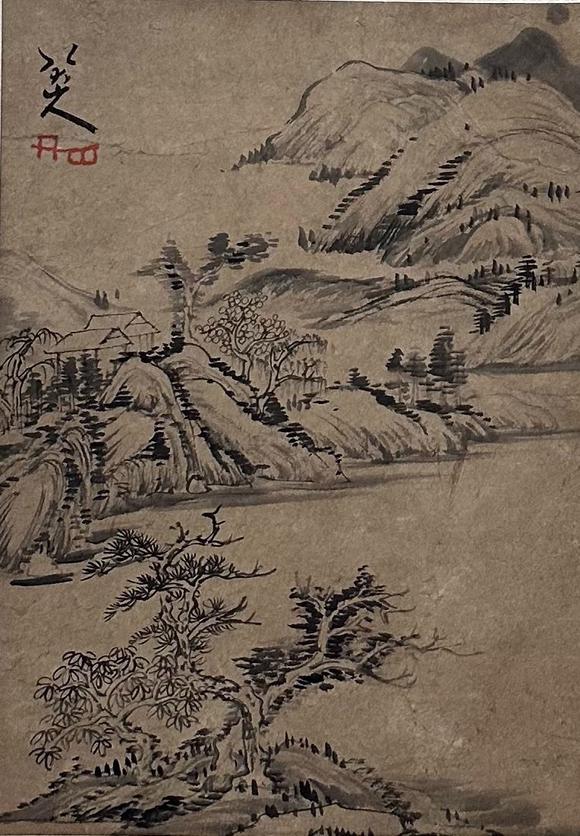 Castle AuctionA Chinese handpainting, Signed&Marked.