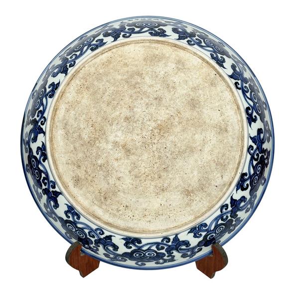 Castle AuctionA Chinese blue-and-white parrot plate, Ming Dynasty Pr. 