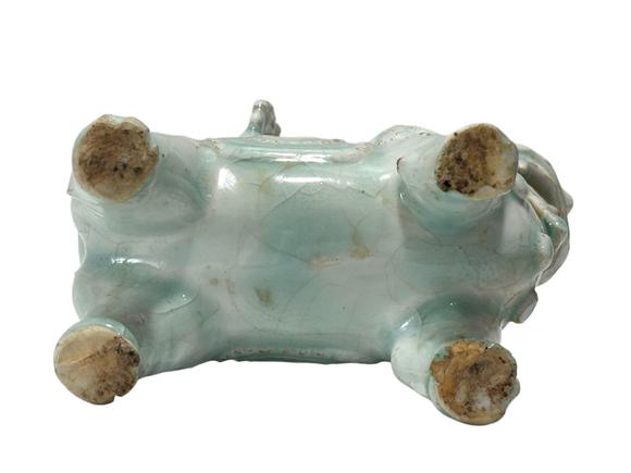 Castle AuctionA Chinese porcelain lion, Ming Dynasty Pr. or earlier.