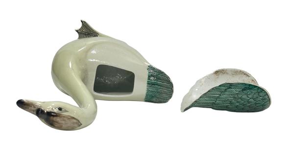 Castle AuctionA Chinese porcelain Duck sahpe aromatherapy, Ming Dynasty Pr. 