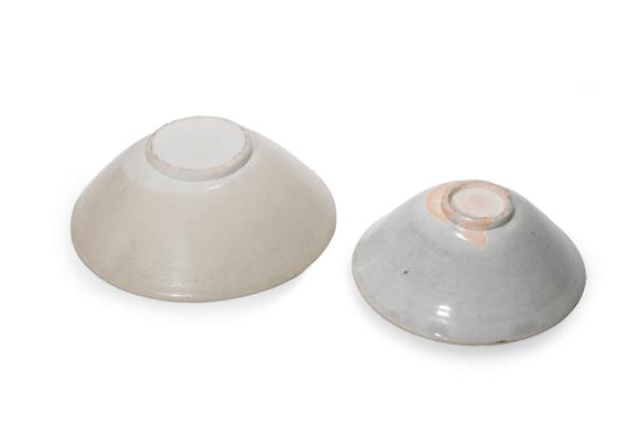 Castle AuctionA Pair of White Glaze Conical Bowls, 10th–13th C Pr.