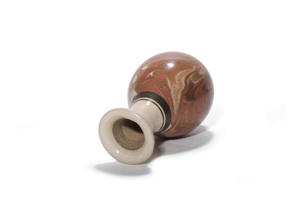 Castle AuctionA Marbled Glaze Yuhuchun Vase, 10th–13th C Pr.