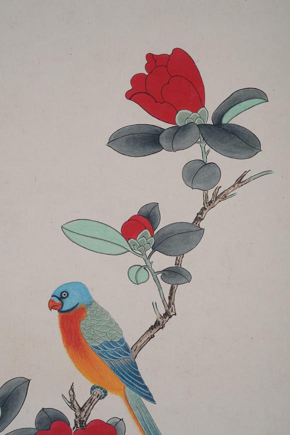 弘楊株式會社於非闇紙本花鳥圖畫