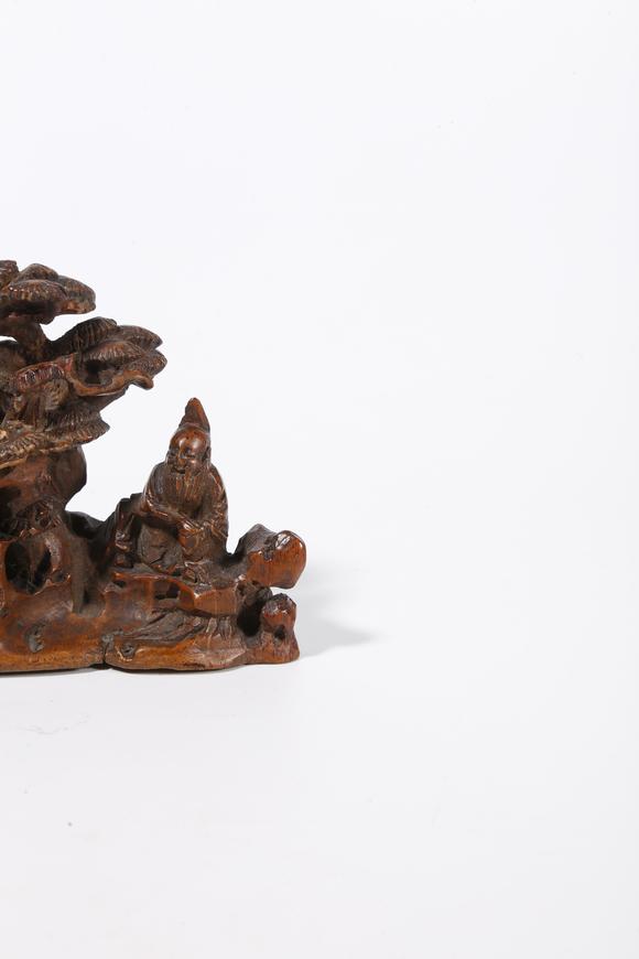 弘楊株式會(huì)社竹雕人物紋擺件