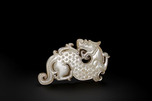 金澤美術(shù)明以前透雕卷龍珮