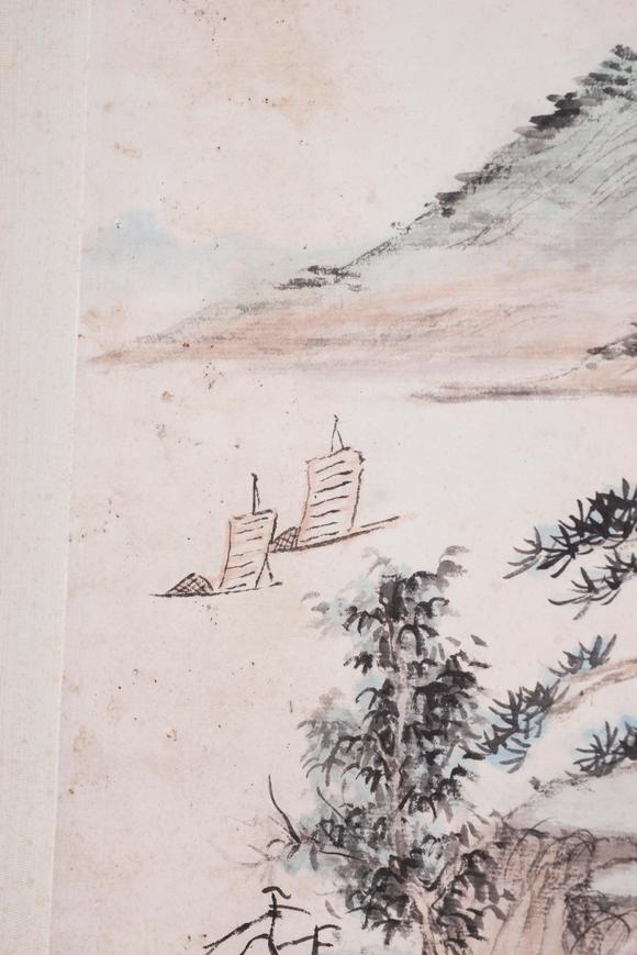 上海雅藏張大千 仿石濤山水圖