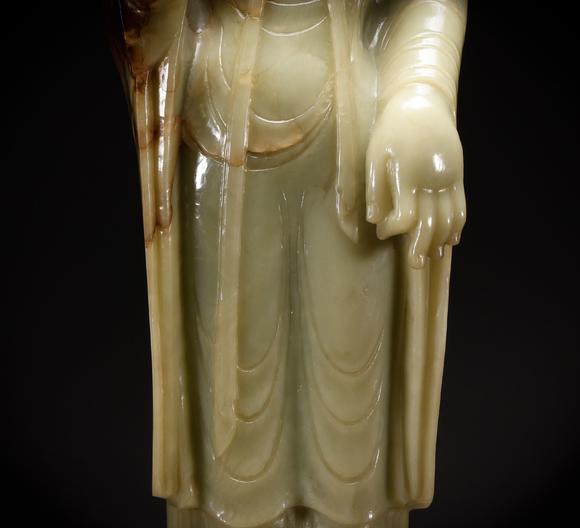 吉本株式會(huì)社明以前 和田玉佛造像