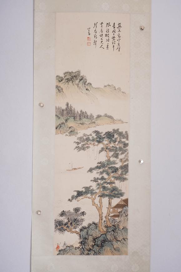 Cascade'sPu Xin Yu Qing green landscape | 溥心餘 青綠山水