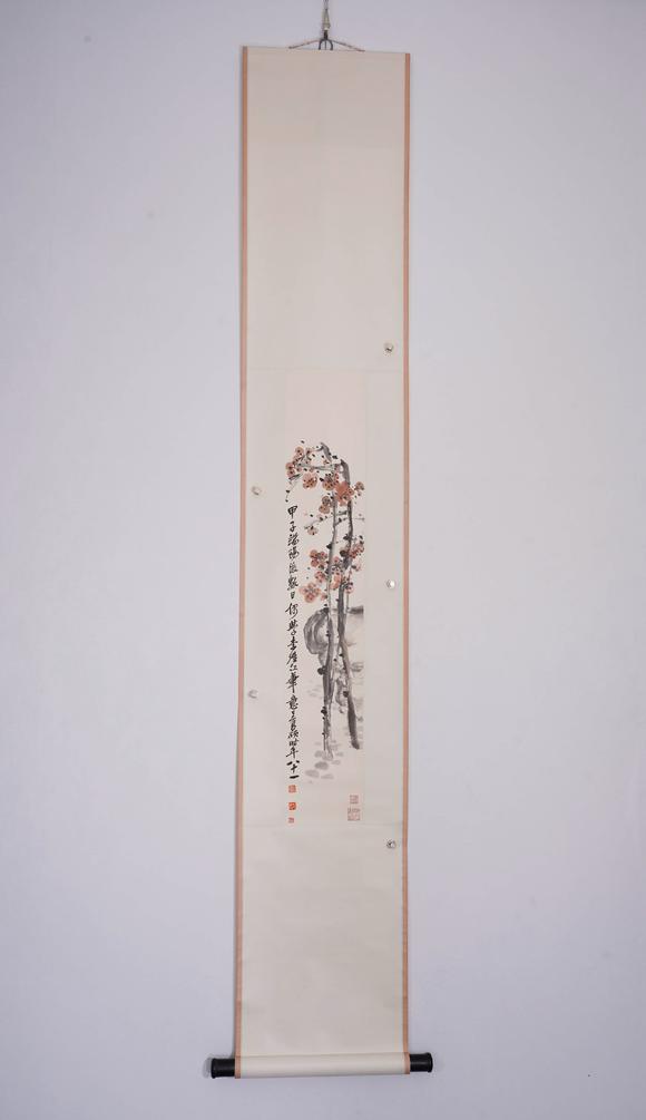 Cascade'sWu Changshuo Flower Vertical Axis | 吳昌碩 花卉立軸