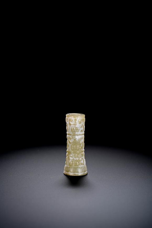Cascade'sHan gu Wen Yu le zi | 漢 穀紋玉勒子