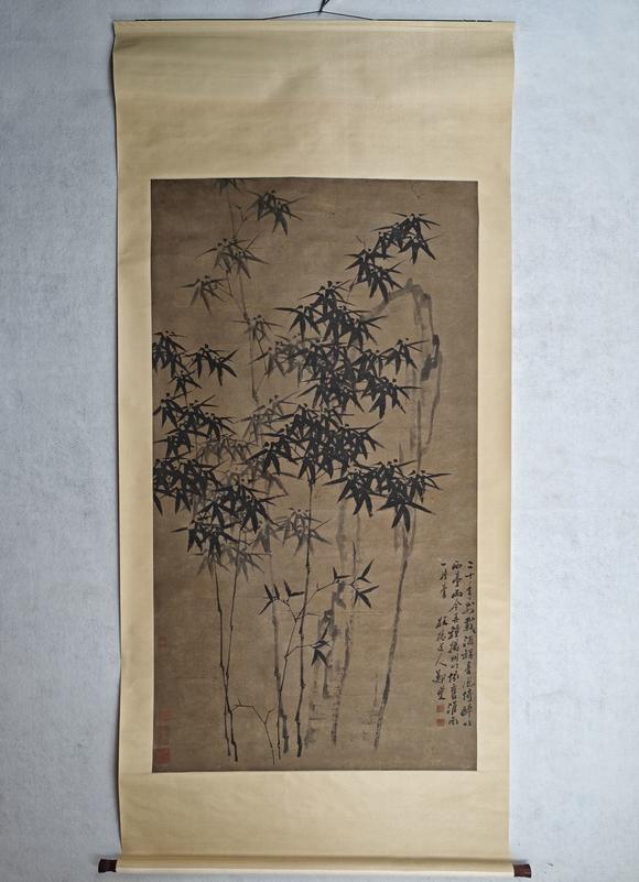 京都粵盛美術(shù)鄭板橋/墨竹