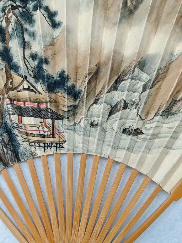 京都粵盛美術王心競、江孔殷/書畫成扇