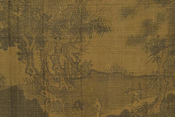 京都祇園會(huì)拍賣馬遠(yuǎn) 野川待渡卷 絹本鏡心 昭和十四年五月東京美術(shù)俱樂部井口家所藏品入札著錄附