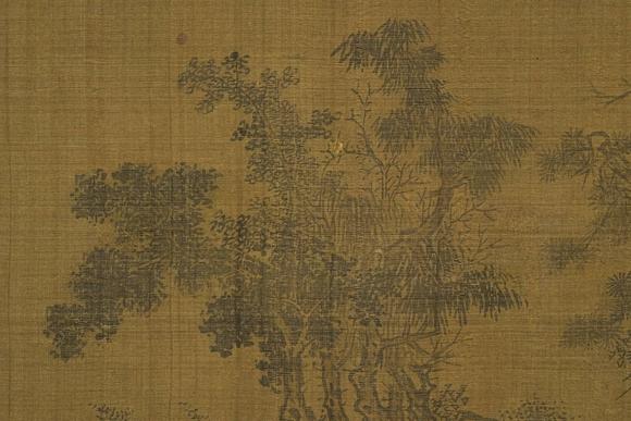 京都祇園會(huì)拍賣馬遠(yuǎn) 野川待渡卷 絹本鏡心 昭和十四年五月東京美術(shù)俱樂部井口家所藏品入札著錄附