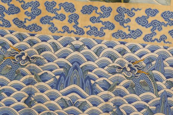 Eden Fine Antiques Galleries LLCA CHINESE KESI BHAISAJYAGURU THANGKA
