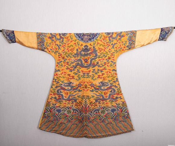 Eden Fine Antiques Galleries LLCA CHINESE KESI WOVEN IMPERIAL DRAGON ROBE