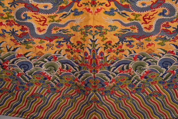 Eden Fine Antiques Galleries LLCA CHINESE KESI WOVEN IMPERIAL DRAGON ROBE