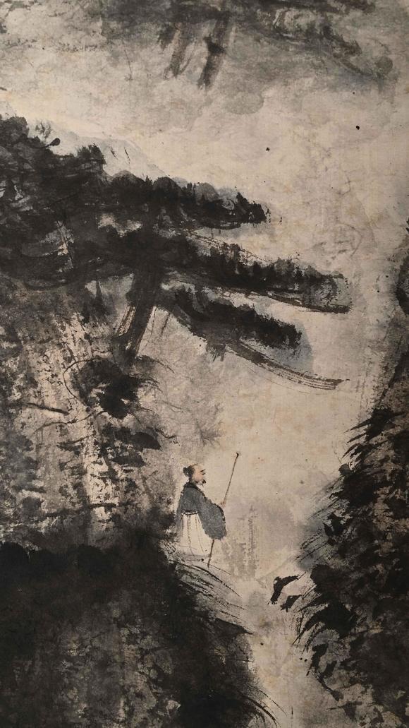 Eden Fine Antiques Galleries LLC1956 FU BAOSHI LANDSCAPE SCROLL PAINTING