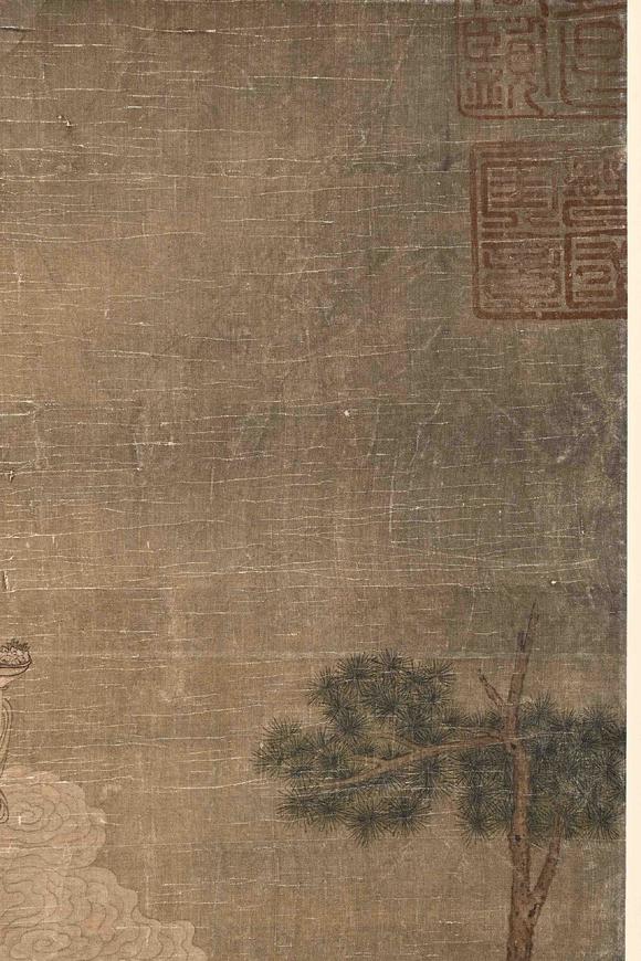Eden Fine Antiques Galleries LLCCA 1332 LIU GUANDAO IMMORTAL SCROLL PAINTING