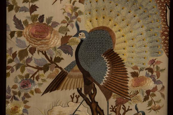 Eden Fine Antiques Galleries LLCA SET OF CHINESE BIRD AND FLOWER EMBROIDERY PANELS