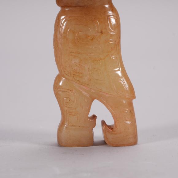 Eden Fine Antiques Galleries LLCA CHINESE ARCHAIC JADE HUMAN FIGURE
