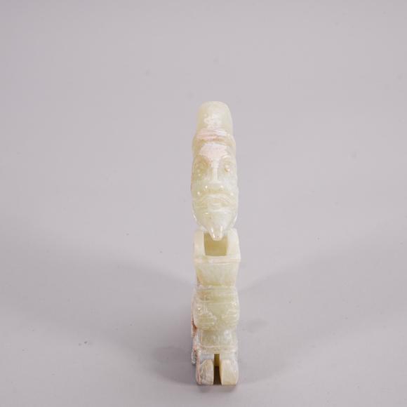 Eden Fine Antiques Galleries LLCA CHINESE ARCHAIC CARVED JADE FIGURE