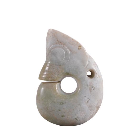 Eden Fine Antiques Galleries LLCA CHINESE JADE PIG DRAGON PENDANT