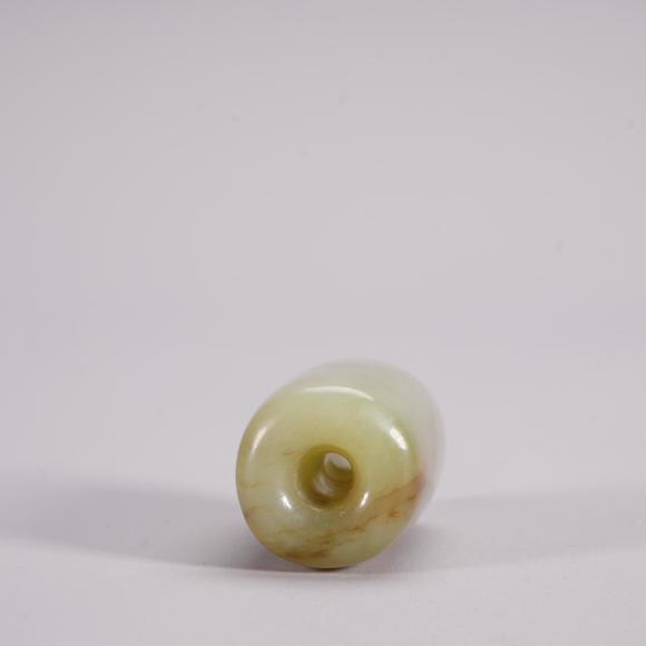 Eden Fine Antiques Galleries LLCA CHINESE ARCHAIC JADE TUBE BEAD