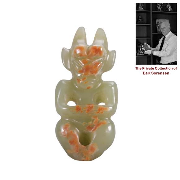 Eden Fine Antiques Galleries LLCA CHINESE JADE SUN GOD PENDANT