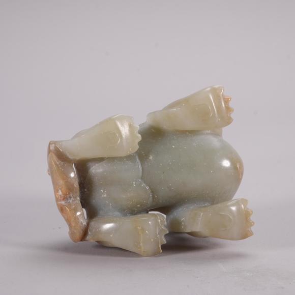 Eden Fine Antiques Galleries LLCA CHINESE CARVED JADE MYTHICAL BEAST