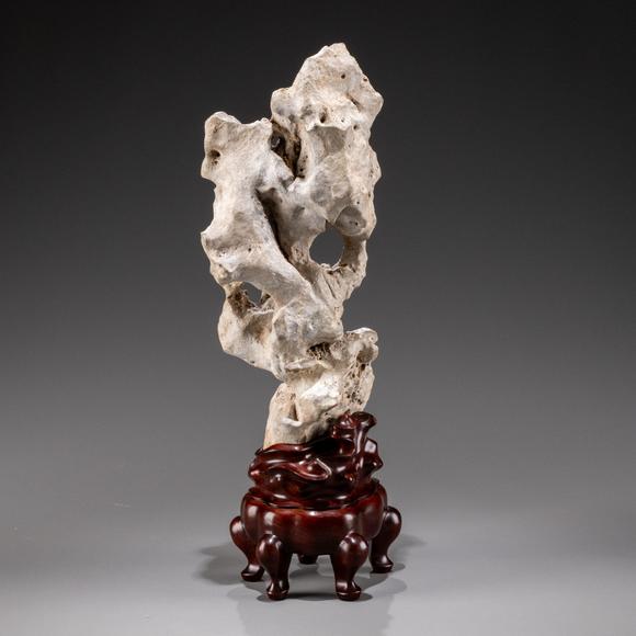 大阪美術(shù)商會(huì)白太湖石賞石
