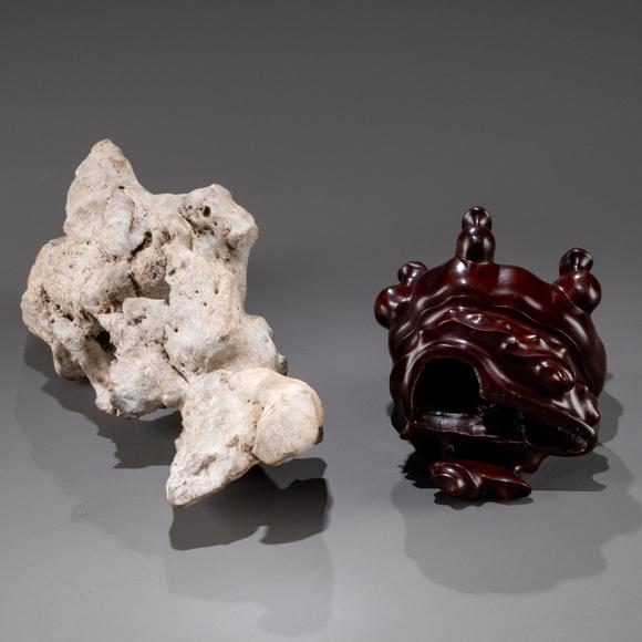 大阪美術(shù)商會(huì)白太湖石賞石