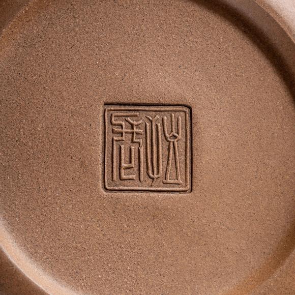 大阪美術(shù)商會(huì)愷大製 友竹刻段泥雙線竹鼓急須