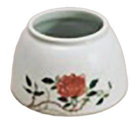 華藝國際清康熙  臧窯五彩釉里紅折枝花馬蹄尊