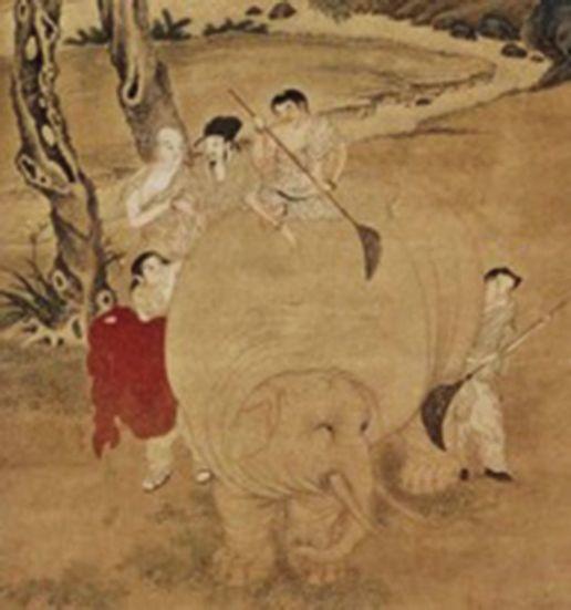 華藝國際清乾隆  御制洋彩雕瓷「萬國來朝」山高水長大掛屏