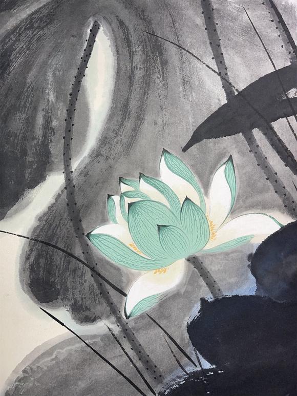 東京國際拍賣張大千 荷花圖