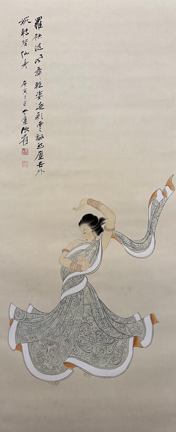 東京國際拍賣張大千 仕女