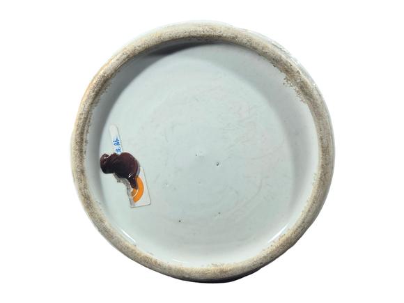 誠(chéng)璽拍賣清康熙 青花加彩山水紋鳳尾尊