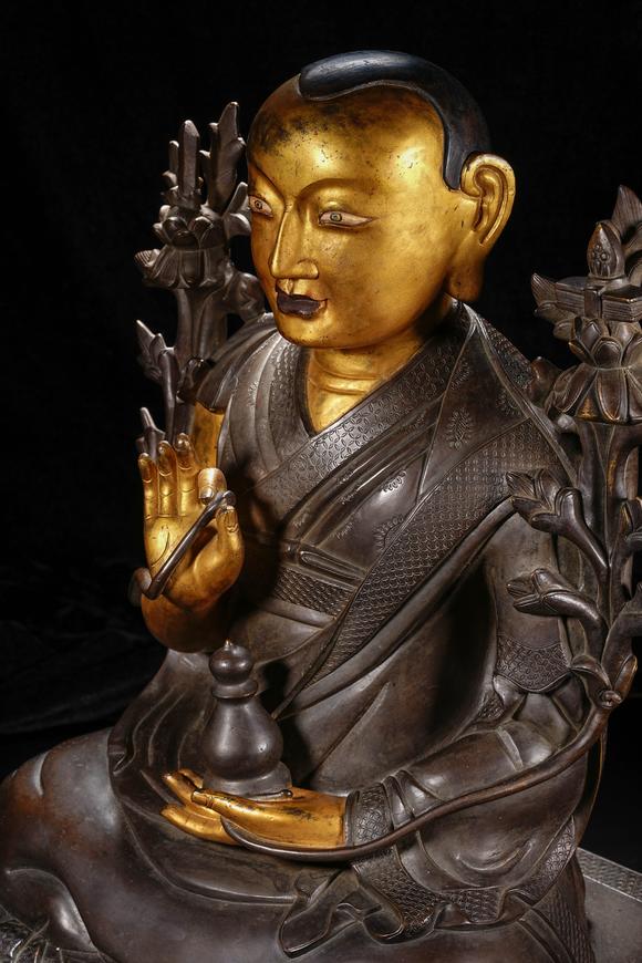 日本東海名古屋大清乾隆年敬造 六品佛上師造像