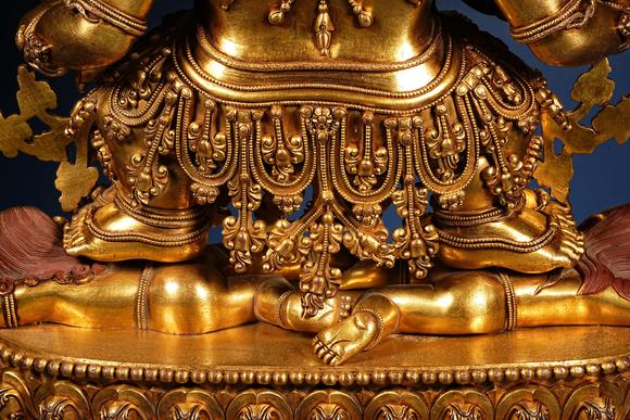 日本東海名古屋大明永樂年施紅財(cái)神造像
