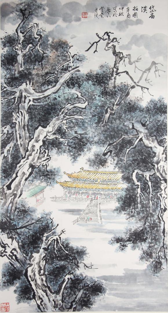 東京新世紀(jì)張登堂 山水