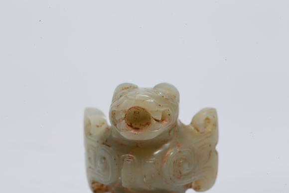 弘楊株式會(huì)社高古玉雕獸形掛飾