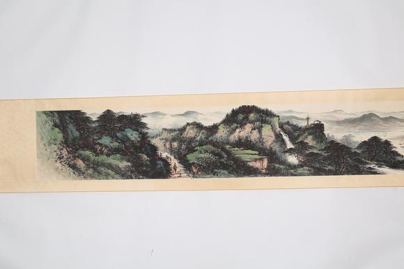 千美會黎雄才紙本山水圖畫