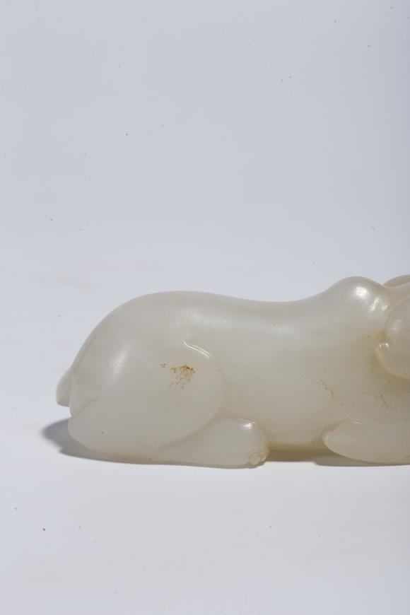 弘楊株式會社和田玉雕獸形擺件